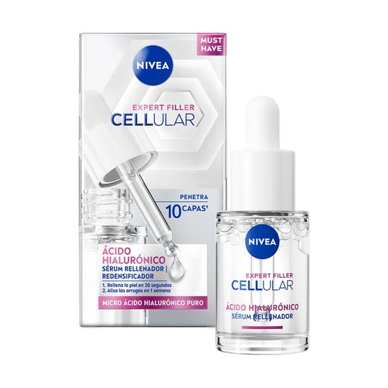 Nivea Expert Filler Cellular Ácido Hialurónico Sérum Preenchedor 15ml