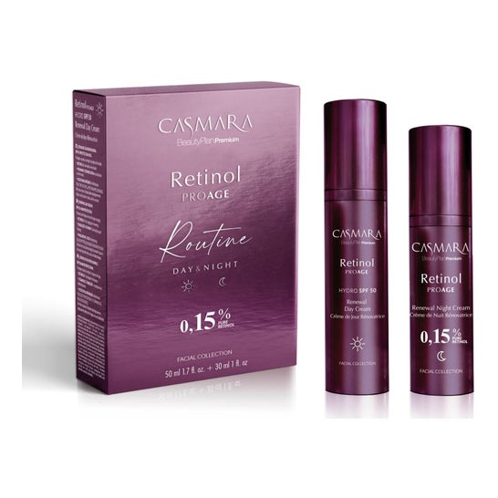 Casmara Pack Retinol ProAge Routine Dia & Noite 0,15% 50ml + 30ml