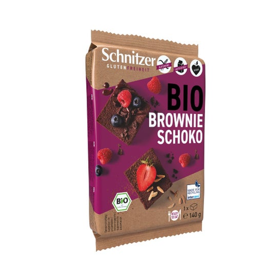Schnitzer Brownie de Chocolate Sem Glúten Bio 140 g