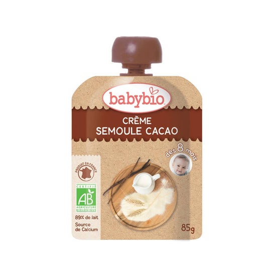 Babybio Creme Sêmola Cacau 85g