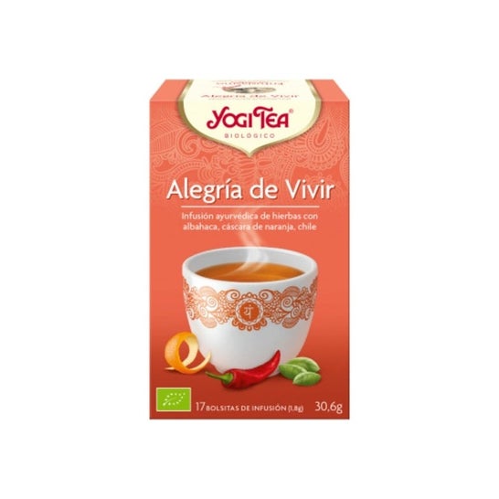 Chá Yogi Joie de Vivre 17 Saquetas 30,6G