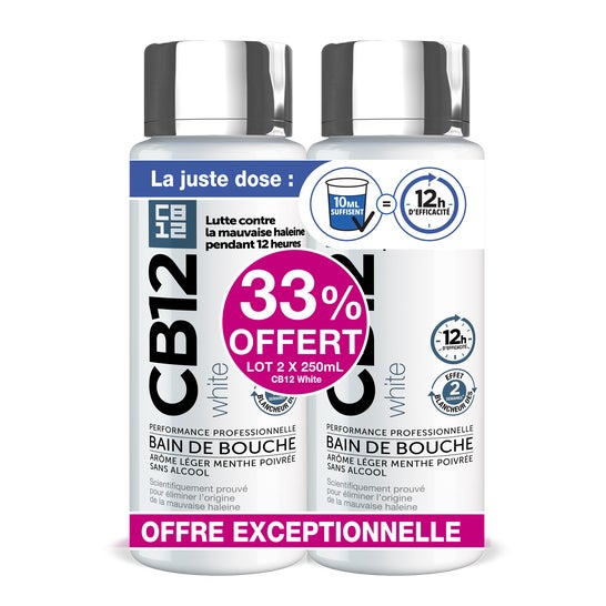 Cb12 Colutório Branco 2x250ml