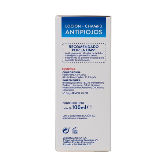 ZZ Lotion+Shampoo Piolhos 100+125ml