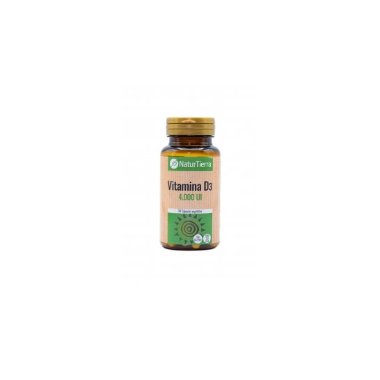 Naturtierra Vitamina D3 30 Cápsulas Vegetais