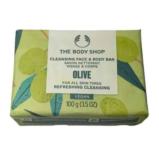 The Body Shop Olive Cleansing Face & Body Bar 100g