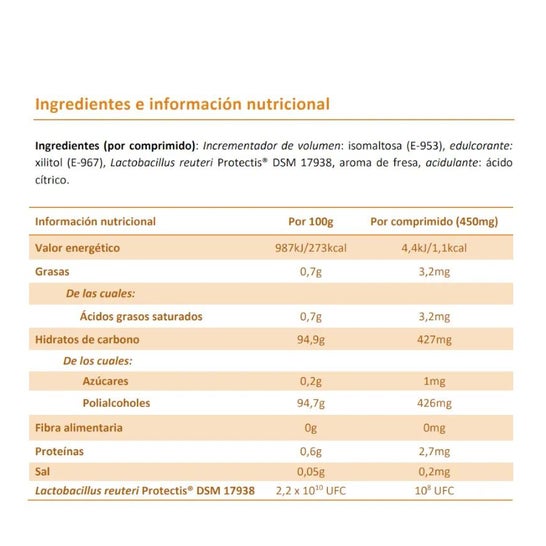 Casenbiotic Fresa 30 Comprimidos Casenbiotic Fresa 30 Comprimidos