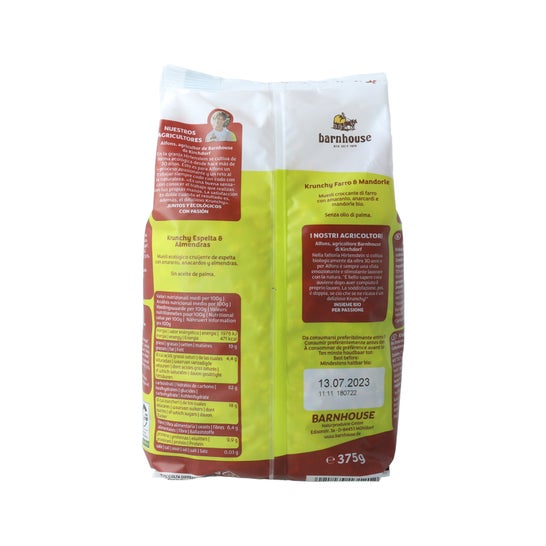 Barnhouse Muesli Krunchy Amaranthy Espelta Krunchy Muesli 375g
