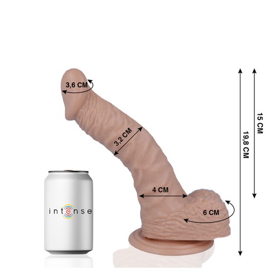 Sr. Dildo Intenso Nº 18 Pénis Realista 19,8x3,2cm 1pc