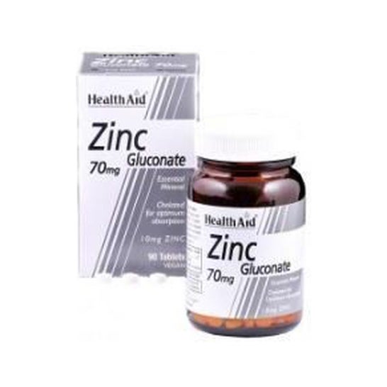 Gluconato de Zinco Saudável 70 Mg 90 Comprimidos