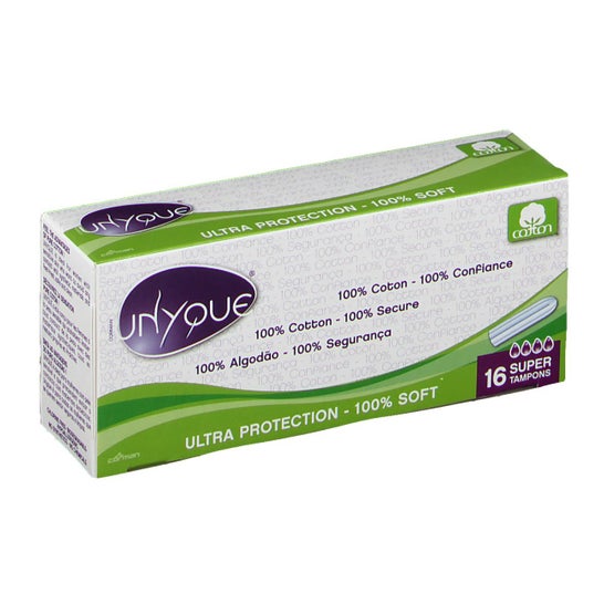 UNYQUE Box de 16 almofadas SUPER sem aplicador