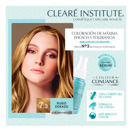 Cleare Institute Colour Clinuance Corante Permanente 73 Louro Dourado 170ml Cleare Institute Colour Clinuance Corante Permanente 73 Louro Dourado 170ml