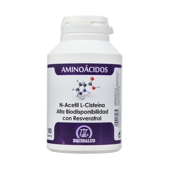 Equisalud N-Acetil L-Cisteína Alta Absorção Resveratrol 180caps