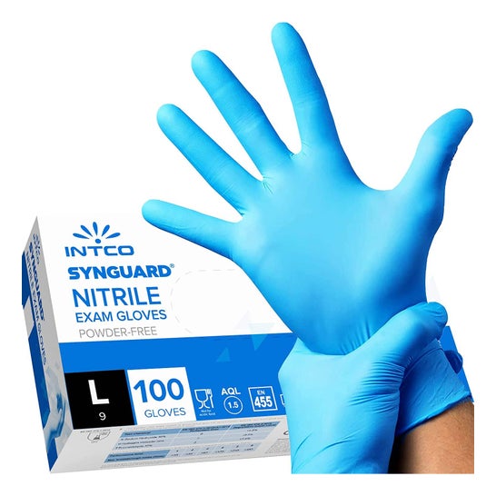 Intco Intco Guantes Nitrilo Sin Polvo Talla S 100uds
