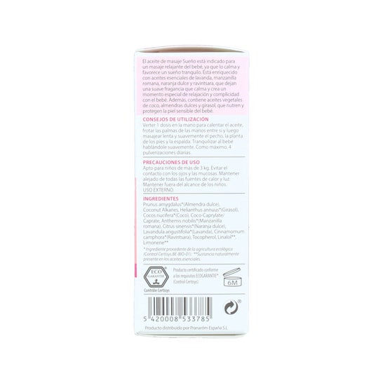 Pranarôm Pranabb Aceite De Masaje Sueño 30 ml
