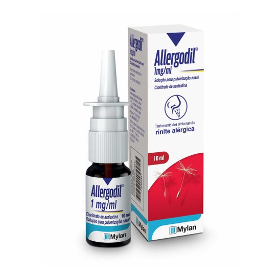 Mylan Allergodil Azelastina 1mg/ml Solução 10ml