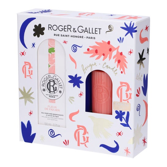 Roger & Gallet Fleur de Figuier Coffret Água Perfumada + Vela