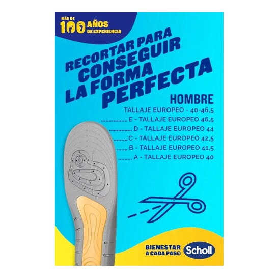 Scholl Gel Activ Professional Men 1 par Scholl Gel Activ Professional Men 1 par