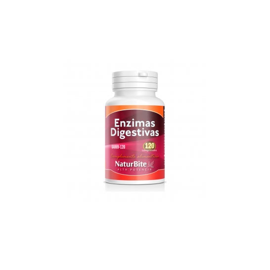 Enzimas Digestivas Naturbite 120comp