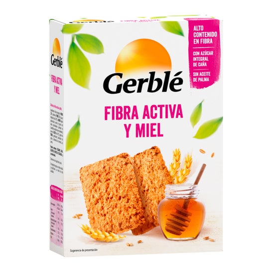 Gerble Galletas Fibra Activa Miel Bio 400g