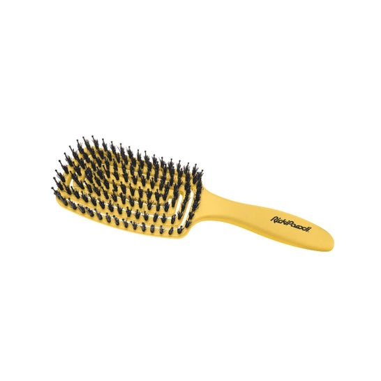 RickiParodi Escova Côncava Spiral Biodegradável Dourada 1 Unidade
