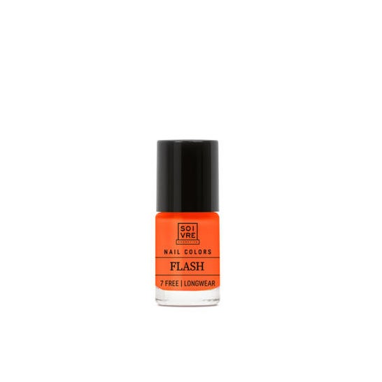 Soivre Cosmetics Nail Colors Fluor Esmalte Naranja Flash 6ml