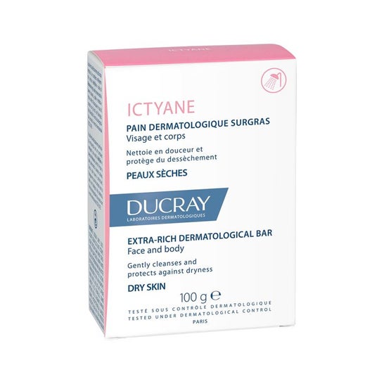 Ducray Ictyane dermatológica surgras dermatológicas pão 100g