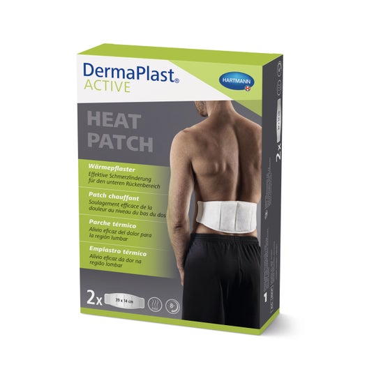 Dermaplast Active Heat Patch 39cmx14cm 2 Unidades