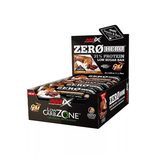 Amix Zero Hero Protein Bar Coco Chocolate 15x65g