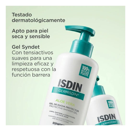 Isdin Germisdin Aloe Vera Sabonete Gel de Banho 500ml