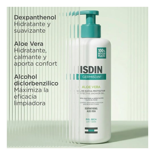 Isdin Germisdin Aloe Vera Sabonete Gel de Banho 500ml