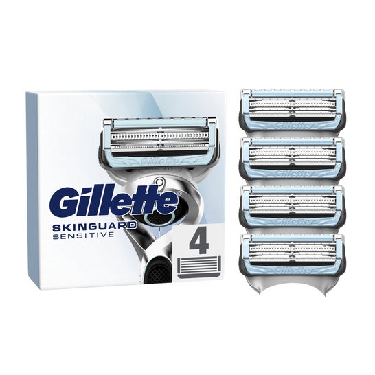 Gillette SkinGuard Sensitive Lâminas Recargas 4 Unidades