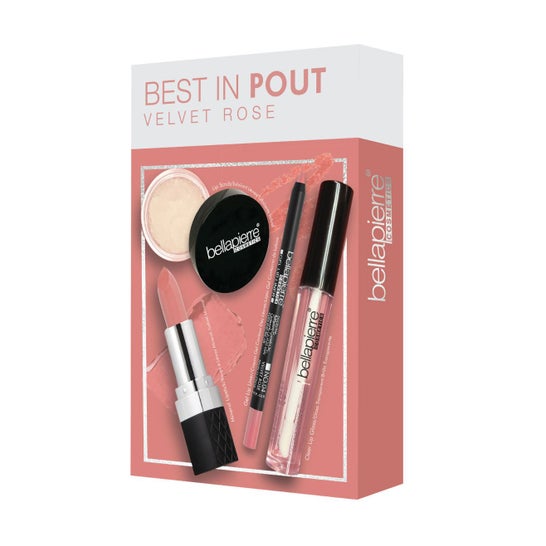 Bellapierre Cosmetics Best In Pout Kit Velvet Rose