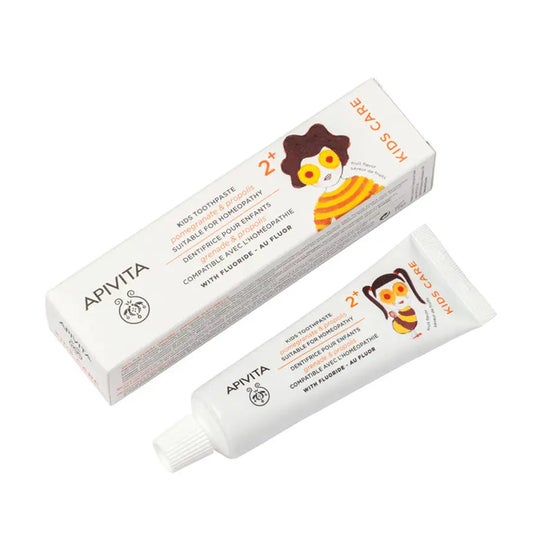 Apivita Kids 2+ Creme De Dentes Infantil Sabor De Frutas Com Romã E Pr Apivita Kids 2+ Creme De Dentes Infantil Sabor De Frutas Com Romã E Pr