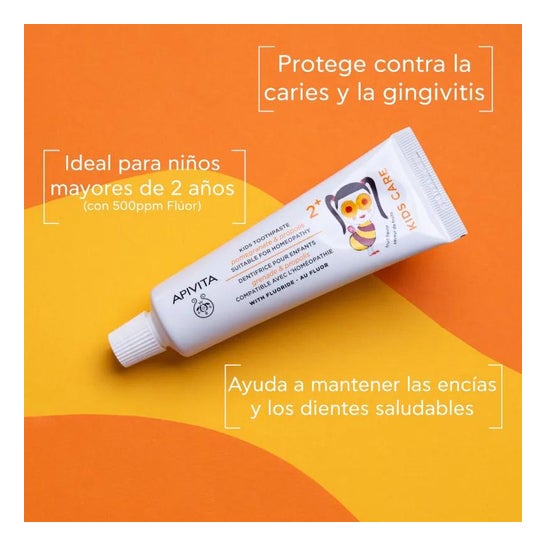 Apivita Kids 2+ Creme De Dentes Infantil Sabor De Frutas Com Romã E Pr Apivita Kids 2+ Creme De Dentes Infantil Sabor De Frutas Com Romã E Pr