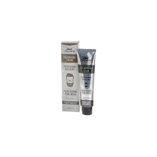 Hairgum Coloração de Barba e Cabelo 5.1 Castanho Claro 60 g