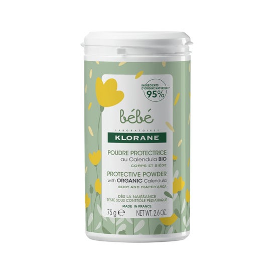 Klorane Bébé Poudre De Toilette Protectrice 75g