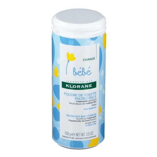 Klorane Bébé Poudre De Toilette Protectrice 100g