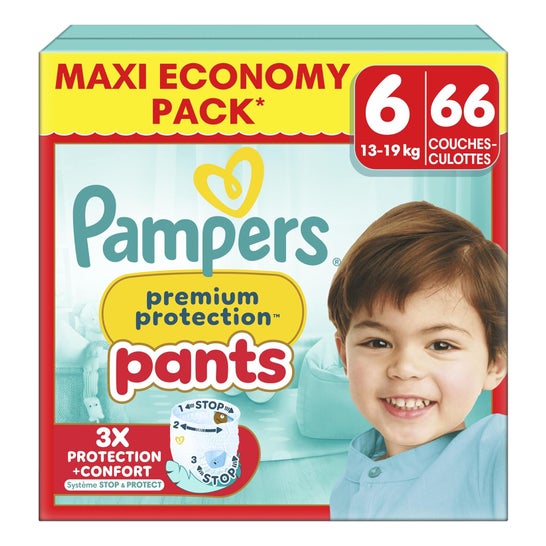 Pampers Premium Protection Calças Tamanho 6 13-19kg 66 unid.