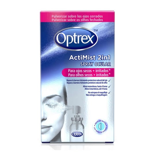 Optrex Actimist 2 em 1 spray para olhos secos e irritados 10ml