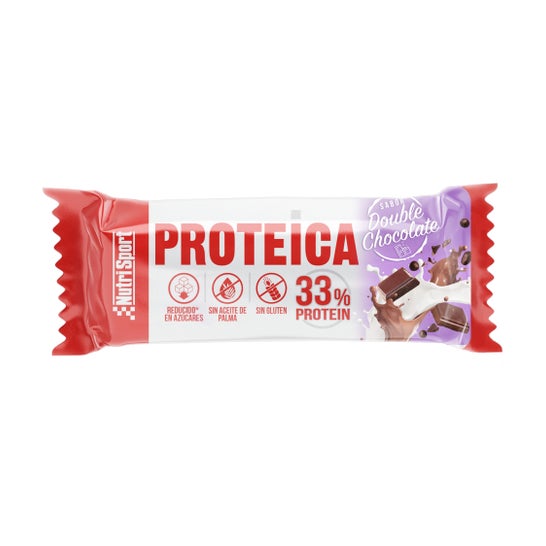 Nutrisport Barra Proteica de Duplo Chocolate 24 Unidades