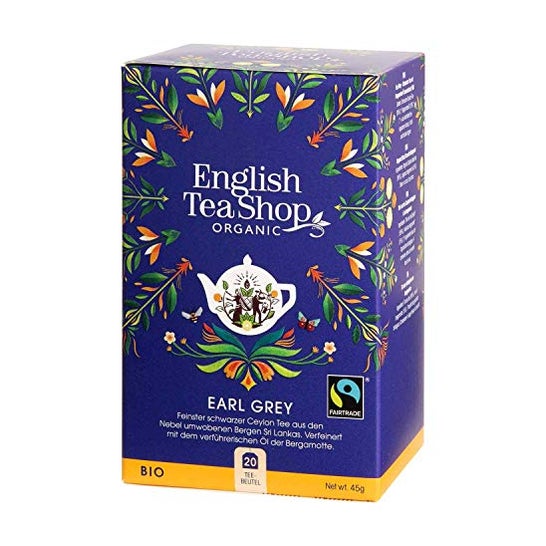 Portuguese Tea Shop Earl Grey Tea Organic Infusions 20 Sachets
