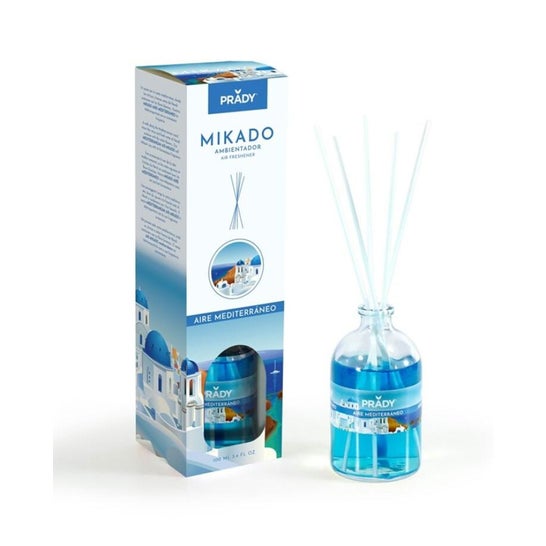 Prady Mikado Ambientador Ar Mediterrânico 100ml