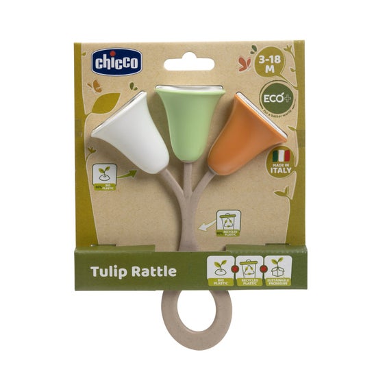 Chicco Brinquedo Chocalho Tulipan 3-18M Verde 1 Unidade