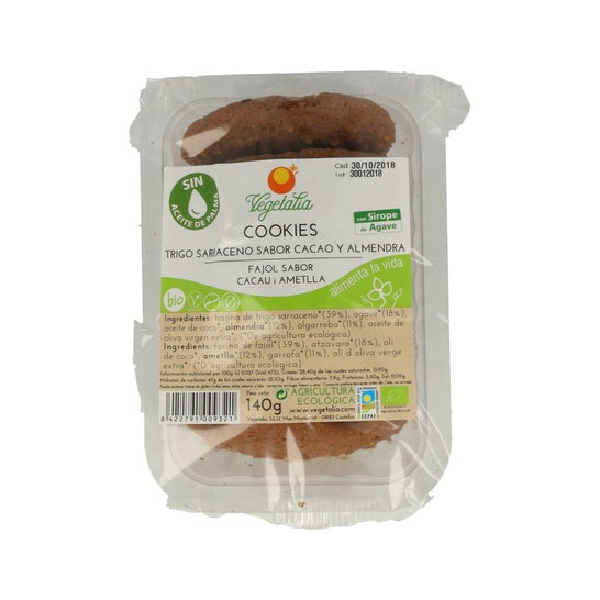 Biscoitos Vegetalia Buckwheat Algarr Almen 140g