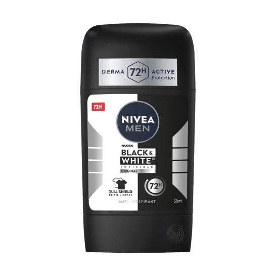 Nivea Men Black & White Invisible Original Desodorizante em Stick 50 ml