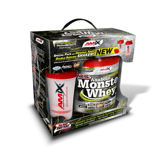 Amix Anabolic Monster Whey Doble Chocolate 2,2kg + Shaker