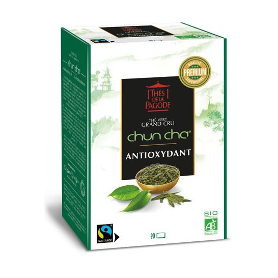 Chás Pagoda Chun Cha Antioxidante Orgânico 90 Sóbrios