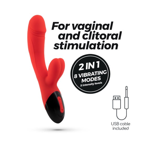 Crushious Dare Dong Vibrador Coelho Recarregável 1 Unidade