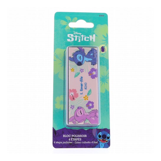 Disney Stitch Bloco Tampão Unhas 4 Passos 1 Unidade