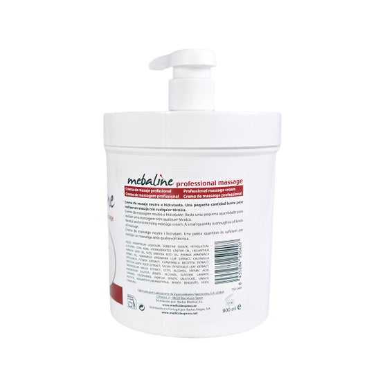 Mebaline Creme de Massagem Professional Massage 800 g